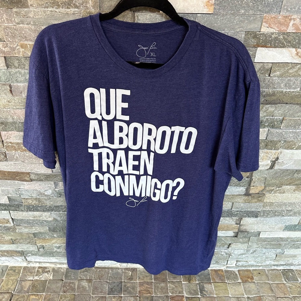 Jenni Rivera “q alboroto traen conmigo “Blue tshirt